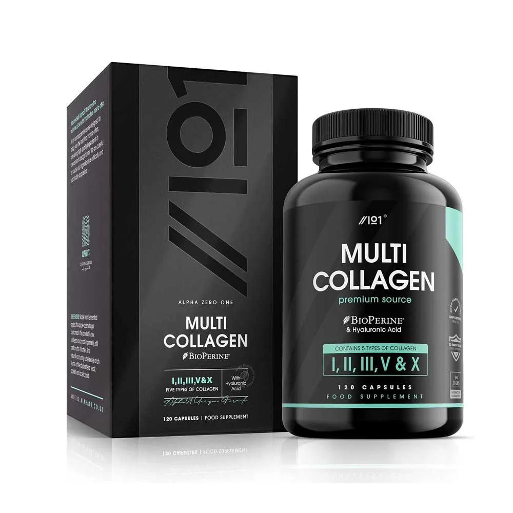 Alpha Zero One Multi Collagen Bio Perine C 120 Capsules