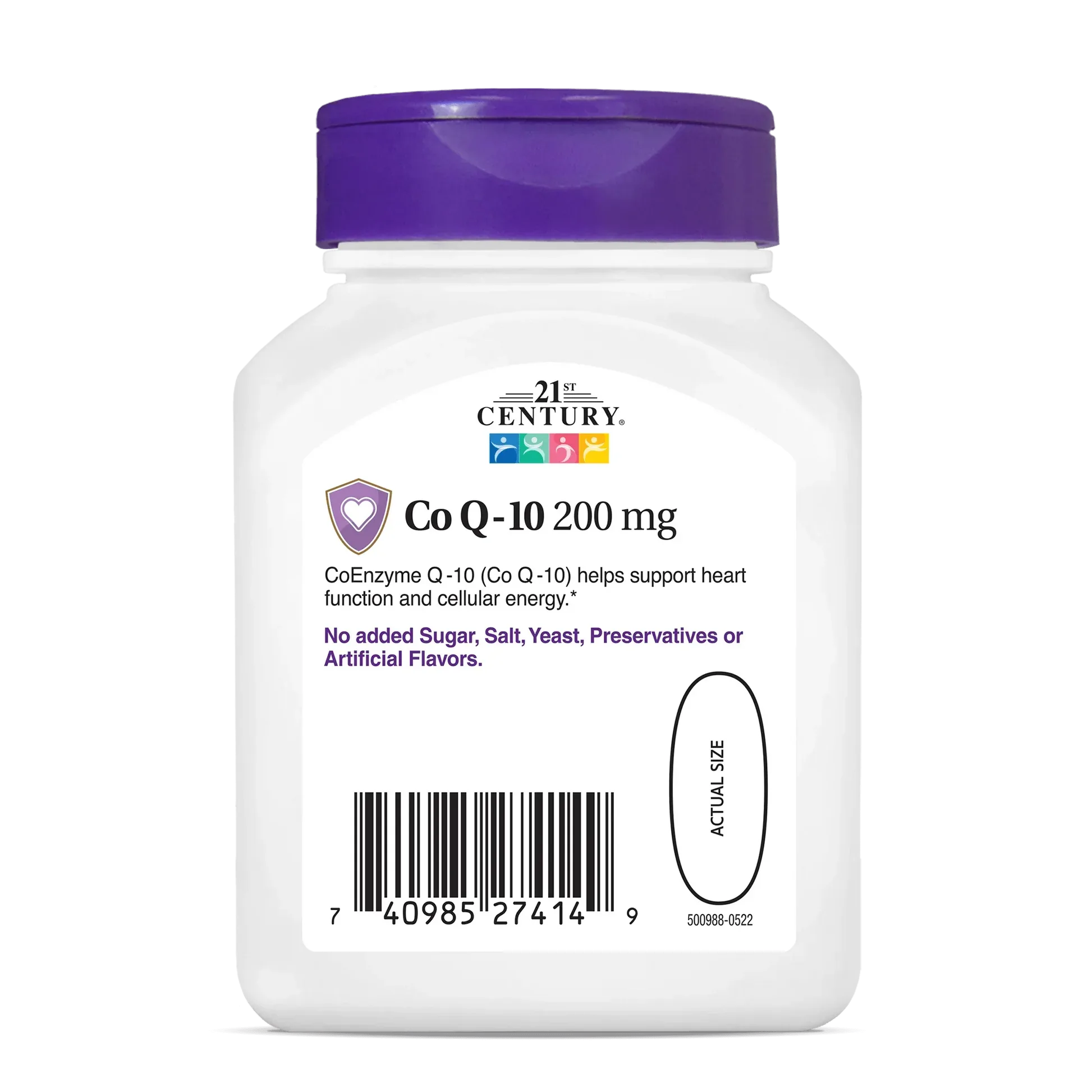 21st Century Liquid Filled Co Q-10 200 mg 90 Softgels