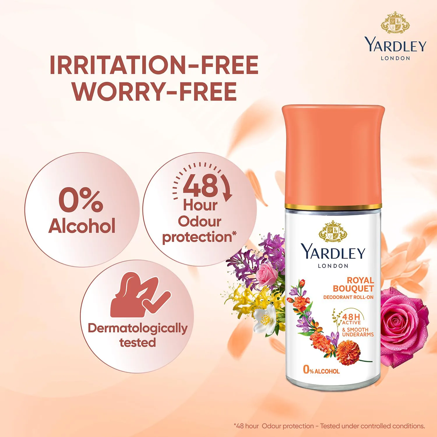 Yardley London English Royal Bouquet Roll-on 50ml