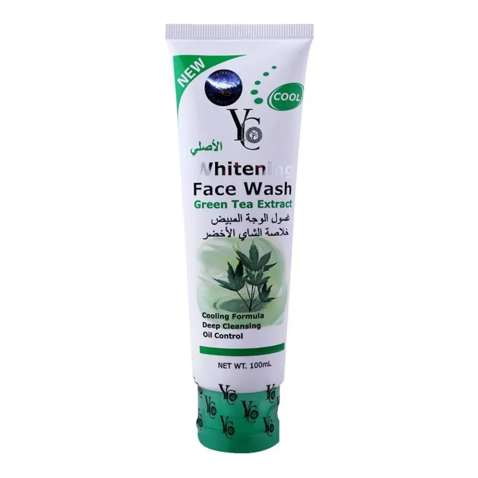 YC Whitening Green Tea Extract Face Wash 100ml