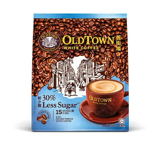 Old Town White Coffee Less Sugar Single Pack