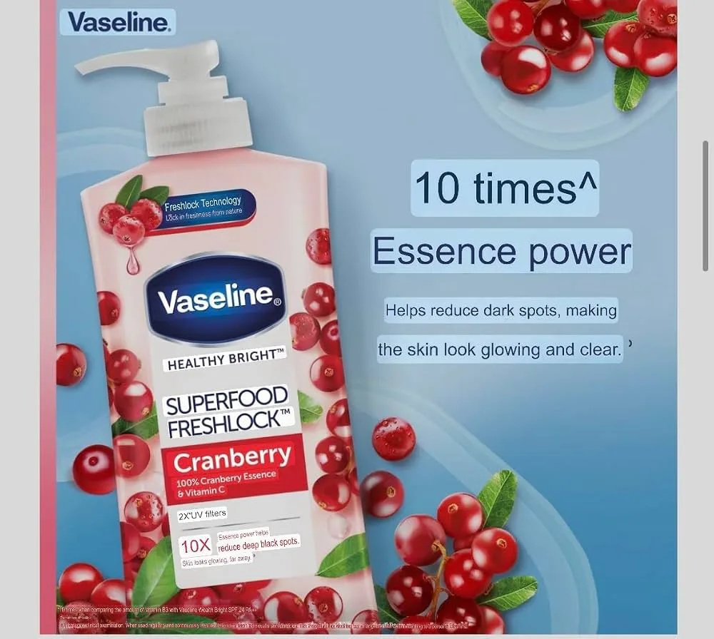 Vaseline Healthy Bright Cranberry Body Lotion