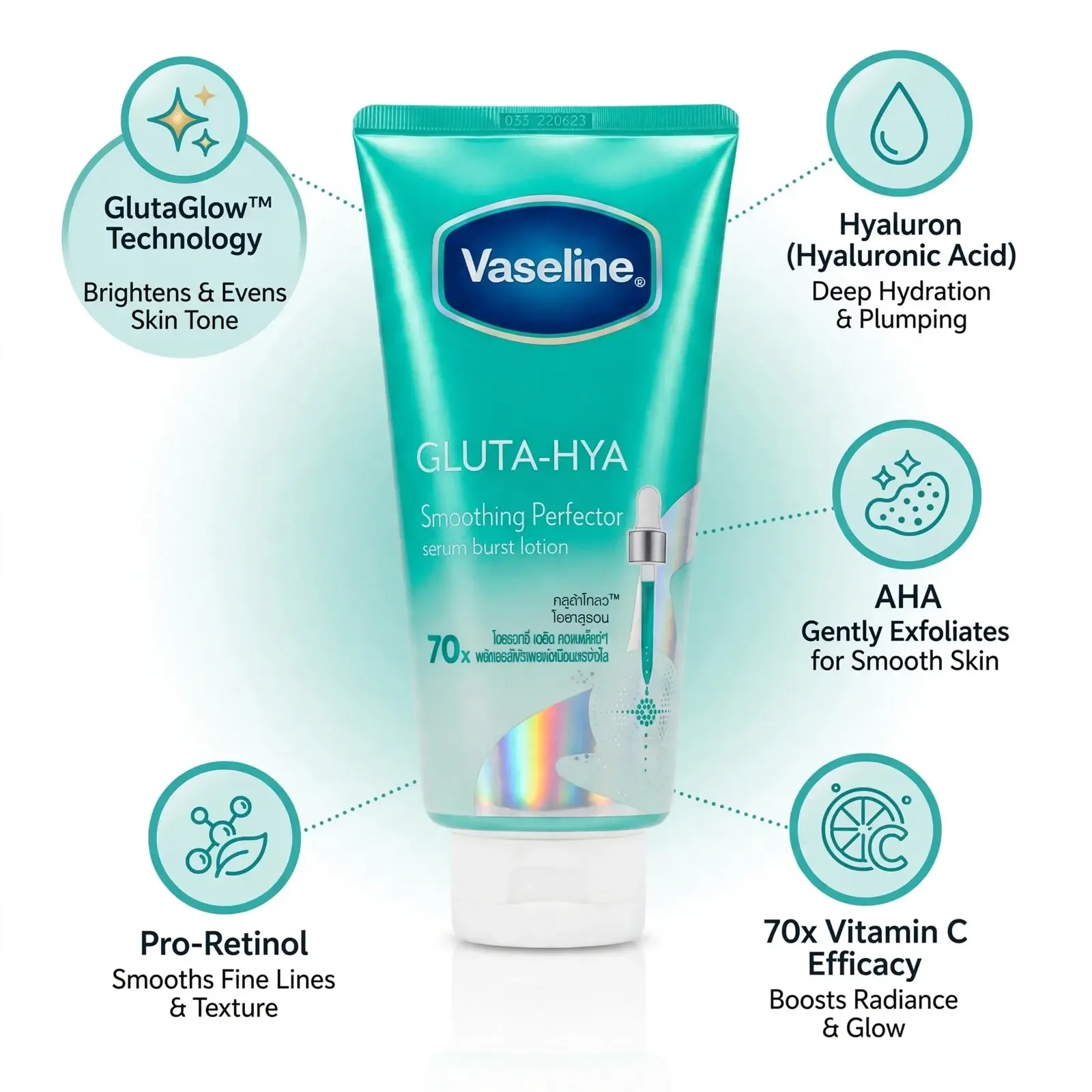 Vaseline gluta-hya Pro Smoothing Perfector Serum Lotion
