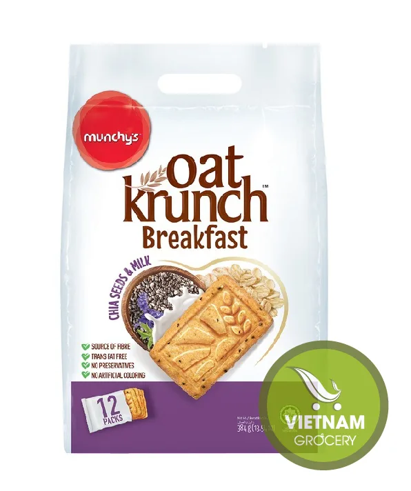 Munchy's Oat Krunch Breakfast Chia Seeds & Milk