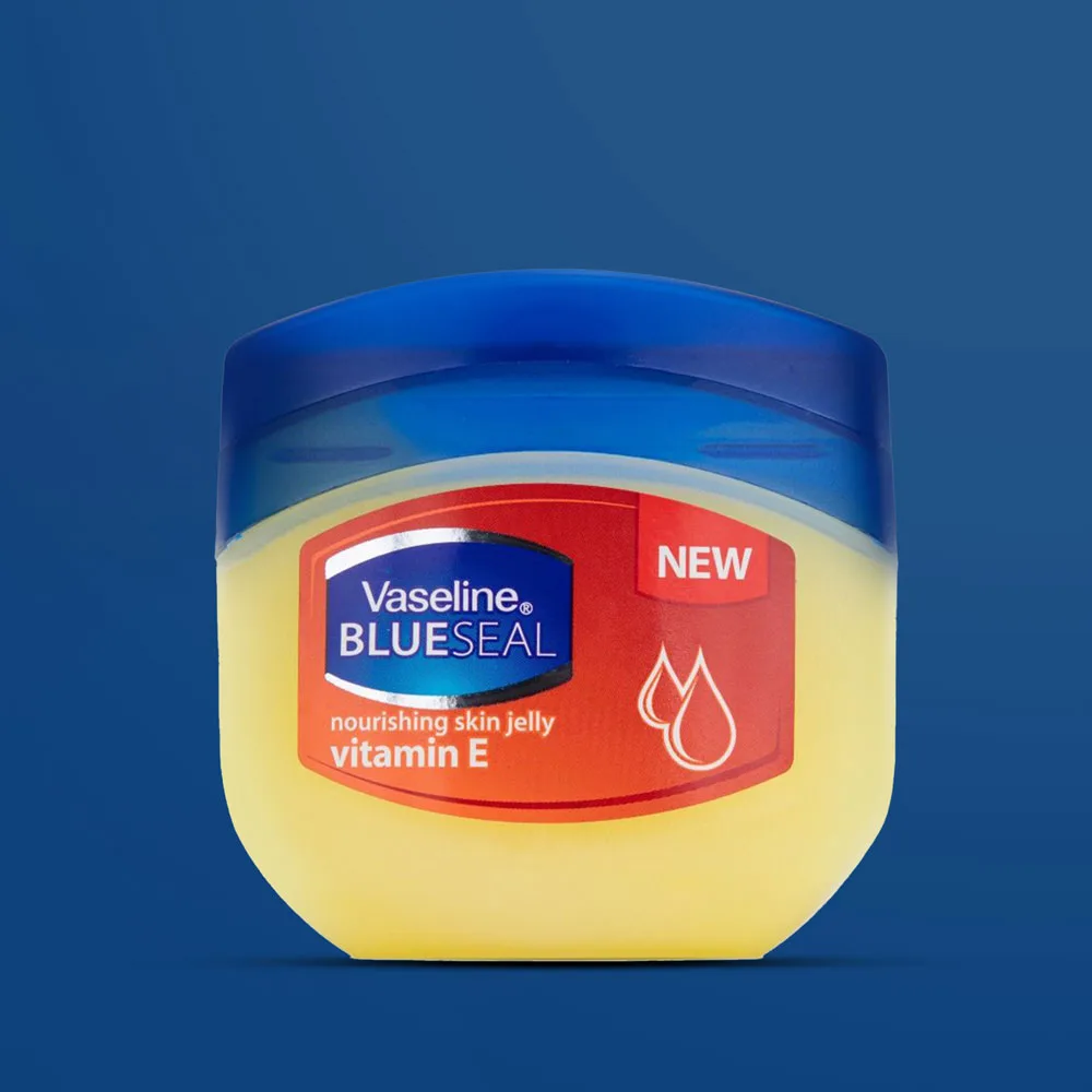 Vaseline Blue Blue Seal Nourishing Skin Vitamin E Petroleum Jelly 100ml