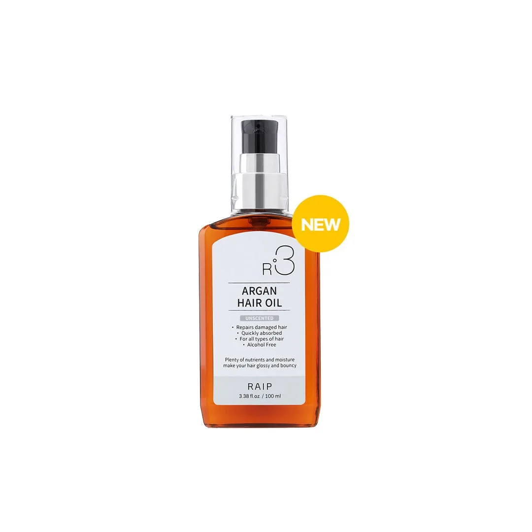 R3 Argan Unscented Hair Oil 100ml