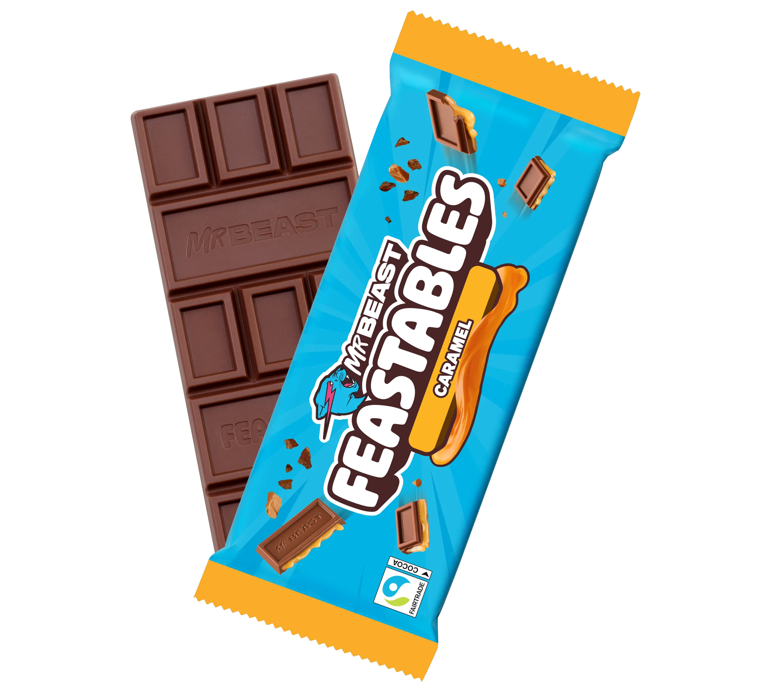 Feastables Caramel Chocolate Bar 60g