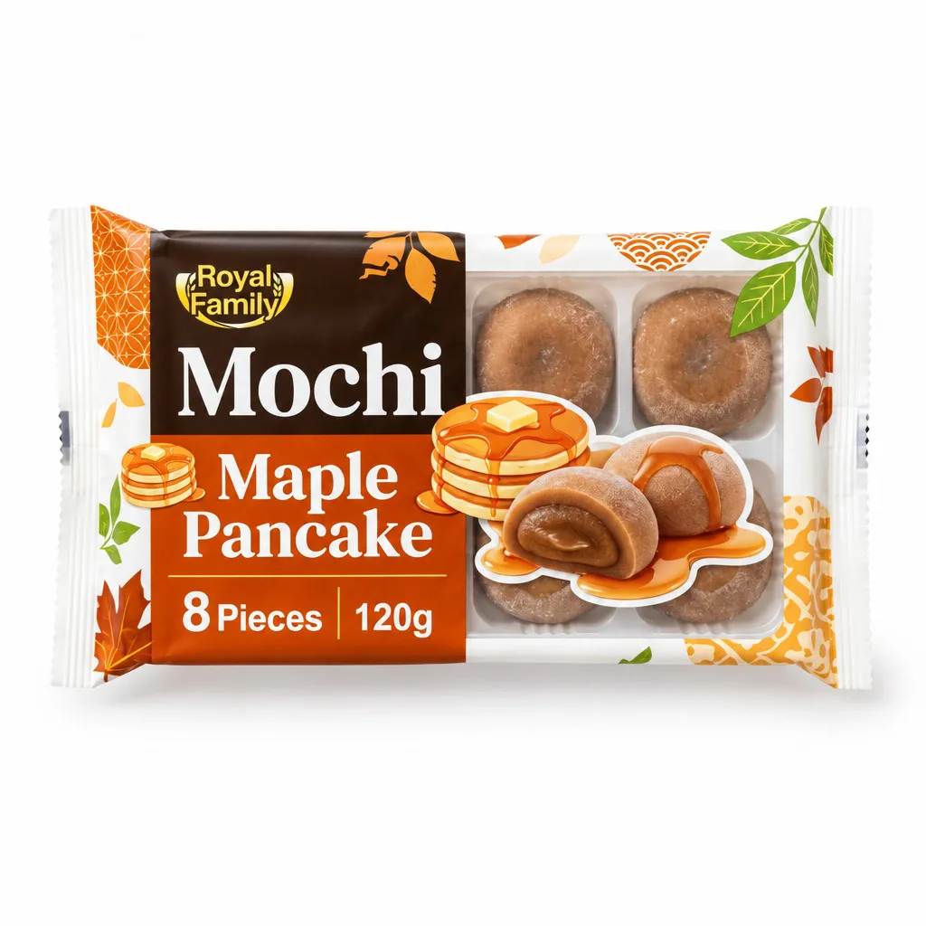 Royal Family Mochi Maple Pancake 8 Pieces 120g