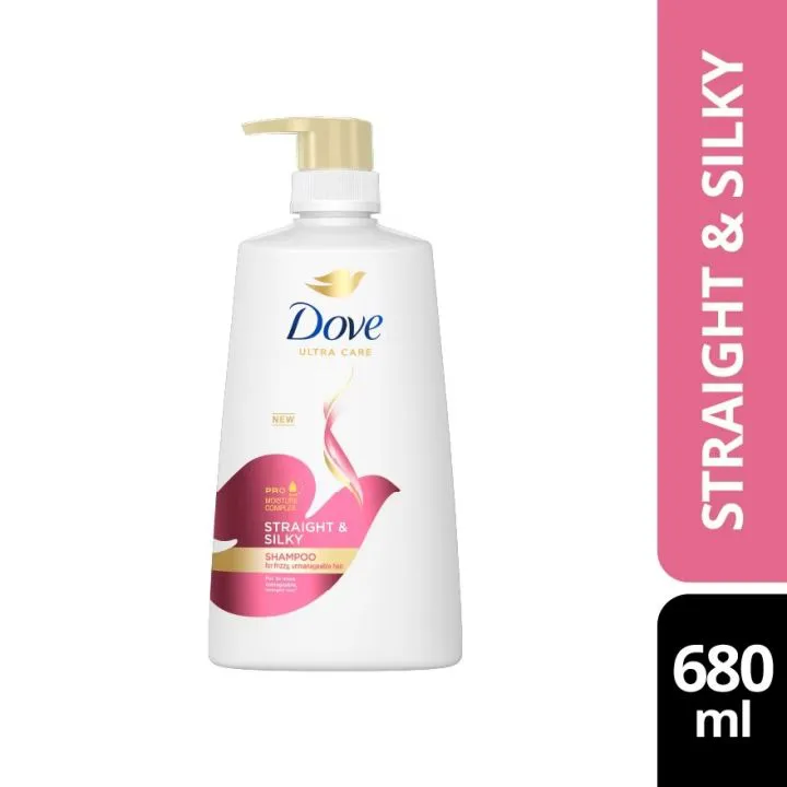Dove Ultra Care Straight and Silky Shampoo 680ml