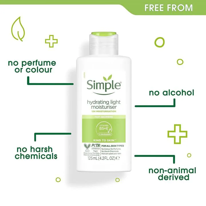 Simple Hydrating Light Moisturiser 125ml