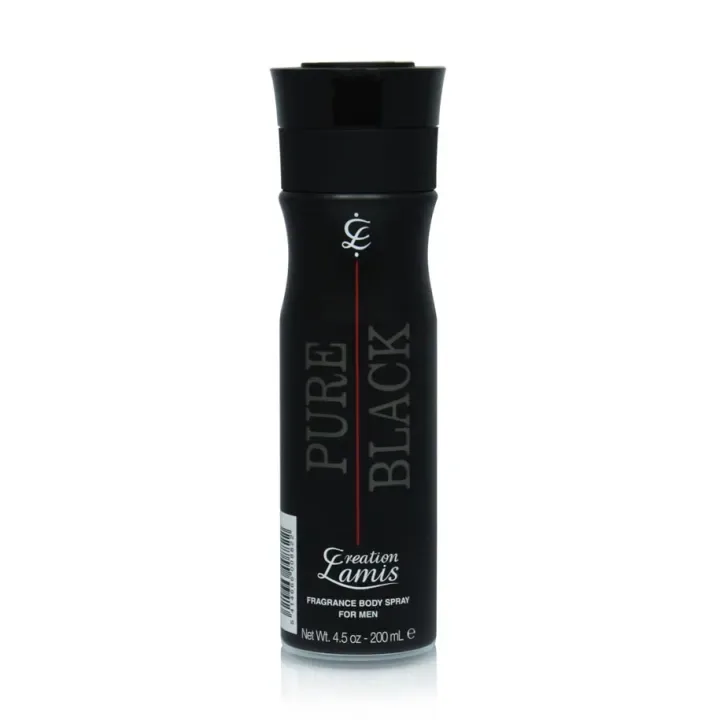 Lamis Pure Black Creation For Men Body Spray 200ml