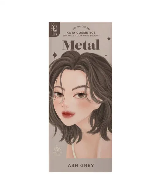 Kota Cosmetics Metal Hair Color Ash Grey