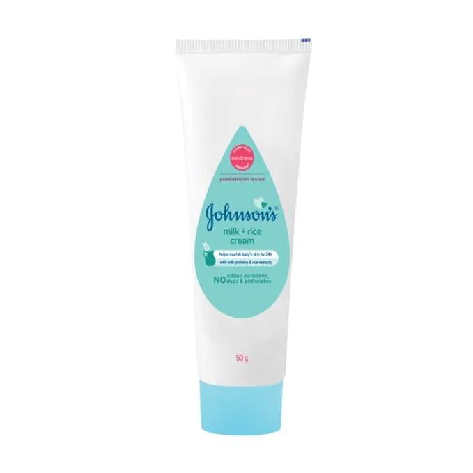 Johnson's Baby Milk and Rice Cream