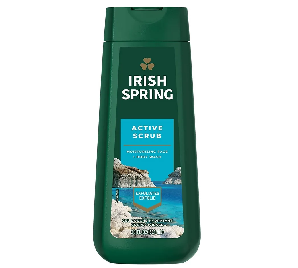 Irish Spring Active Scrub Exfoliating Body Wash