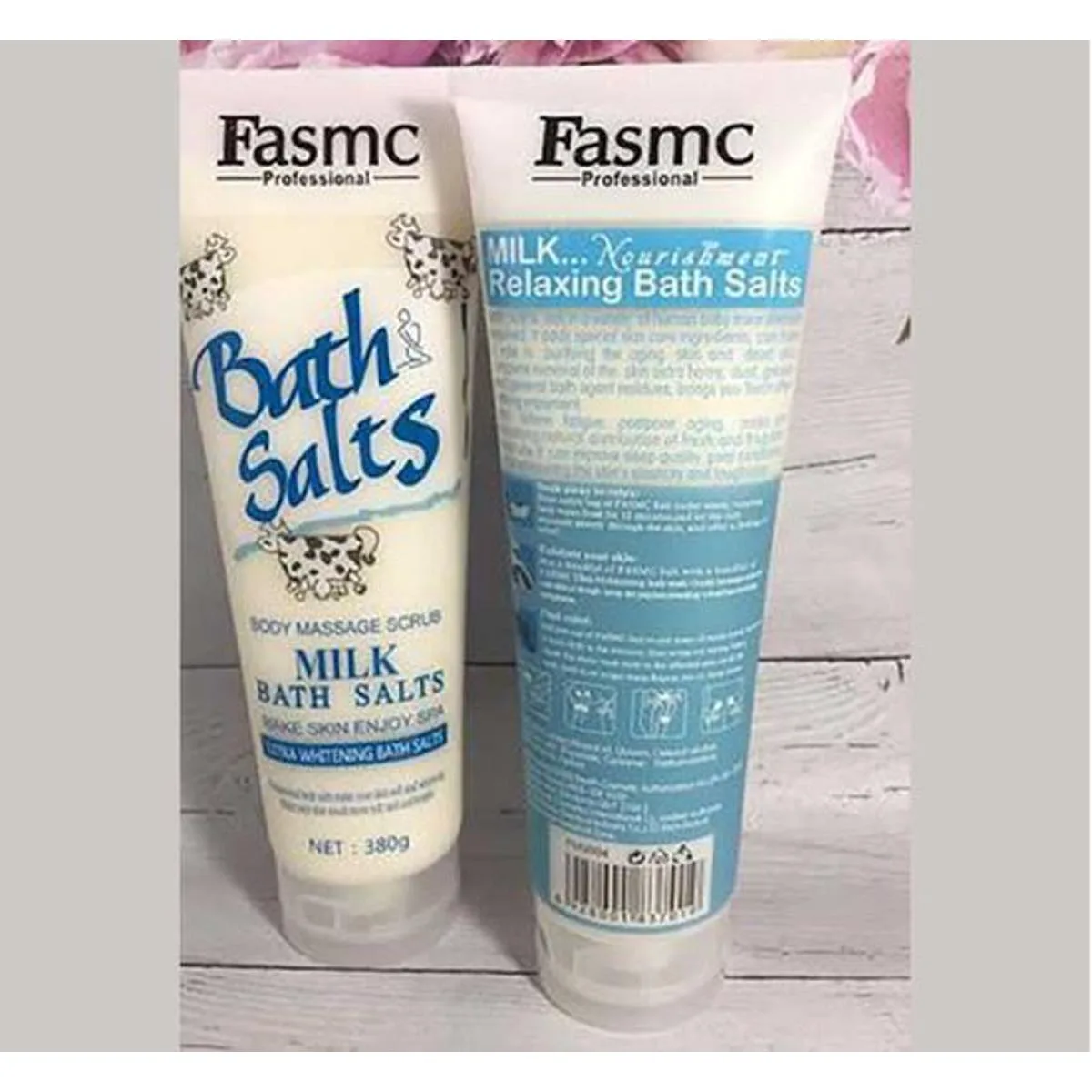 Fasmc Milk Bath Salts Body Massage Scrub