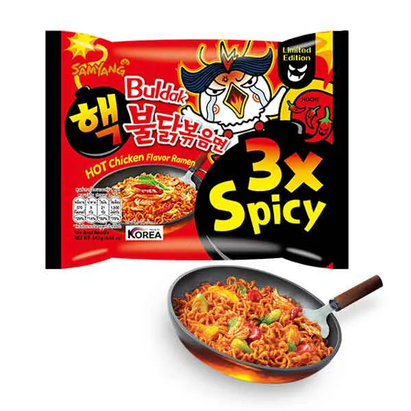 Samyang 3x Spicy Buldak Chicken Flavor Ramen Noodles 5packs