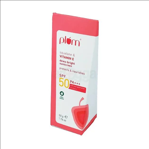 Plum Squalane & Vitamin E Dewy-Bright Sunscreen SPF 50 PA+++ 50g