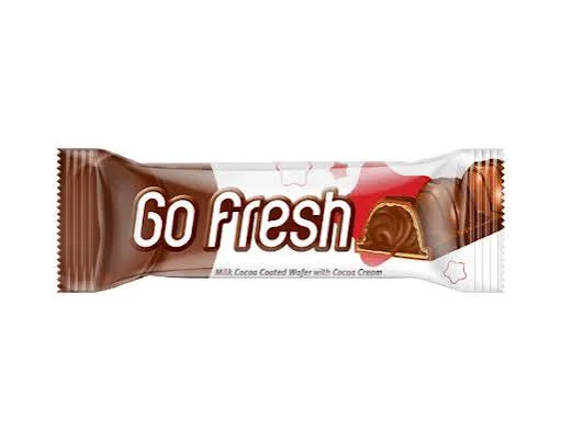 Go Fresh Cocoa Coated Wafer 24 Pcs Box
