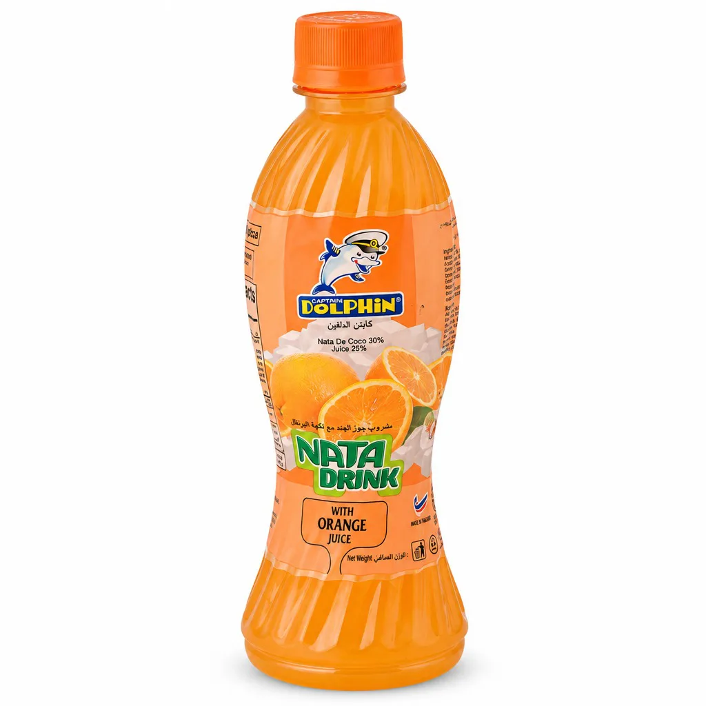 Dolphin Nata De Coco With Orange Drink