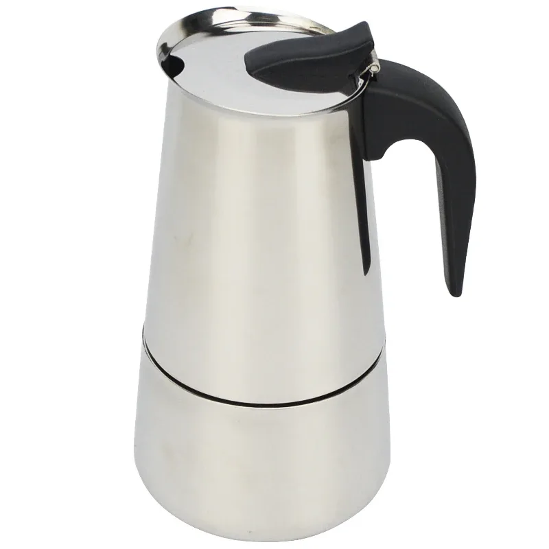 Stainless Steel Moka Pot Coffee Maker 200ml