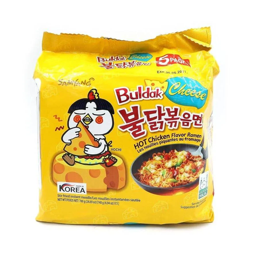 Samyang Buldak Cheese Hot Chicken Flavor Ramen 140g