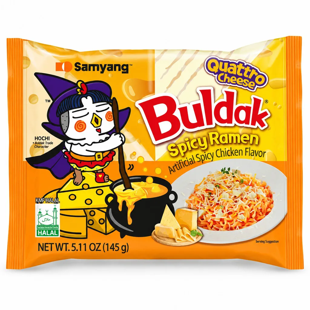 Samyang Buldak Quattro Cheese Hot Chicken Flavor Ramen 145g