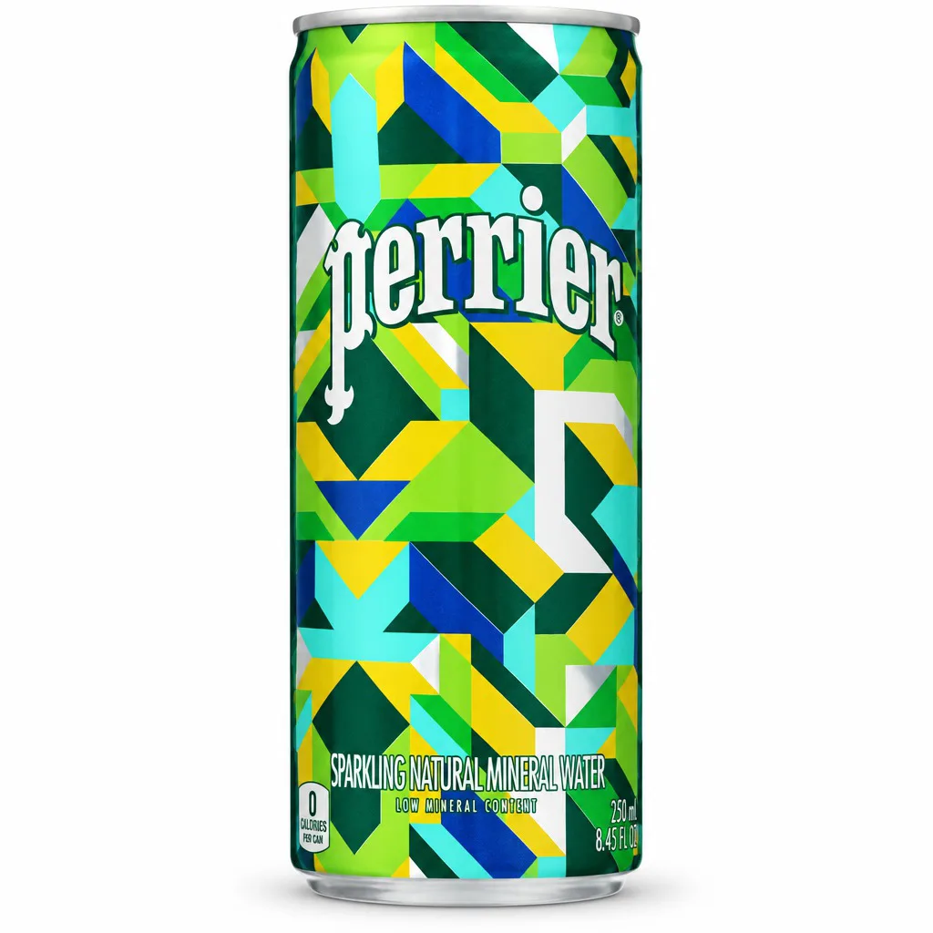 Perrier Natural Mineral Water Can 250mL