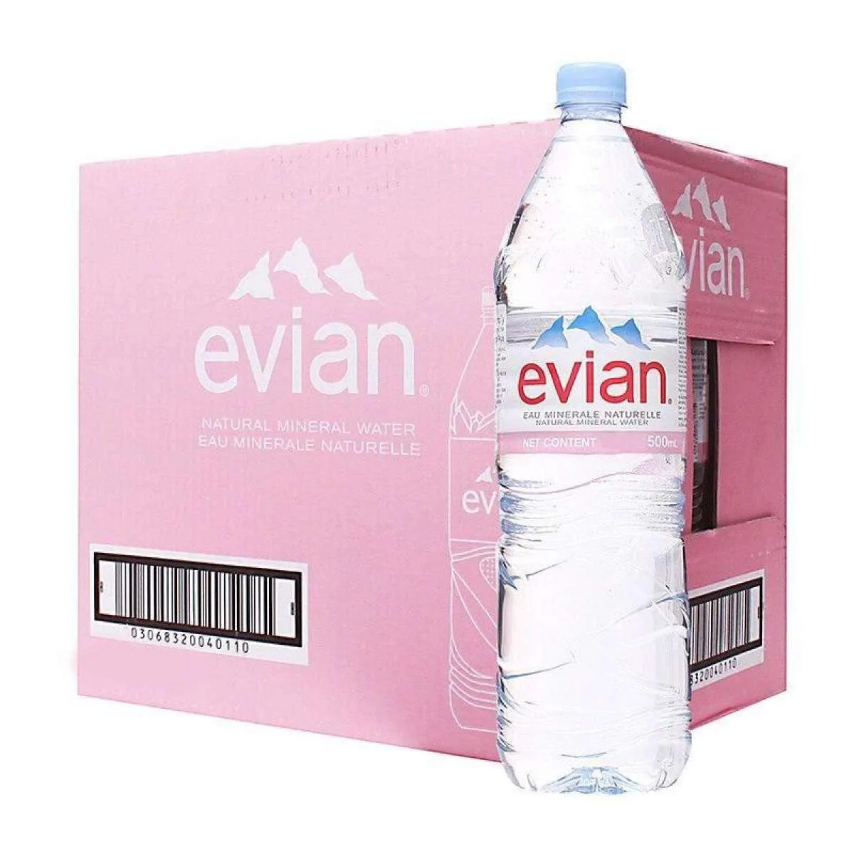 Evian Natural Mineral Water 12 x 1.5L Case
