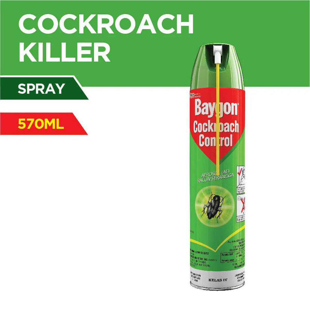 Baygon Cockroach Control Spray 570mL