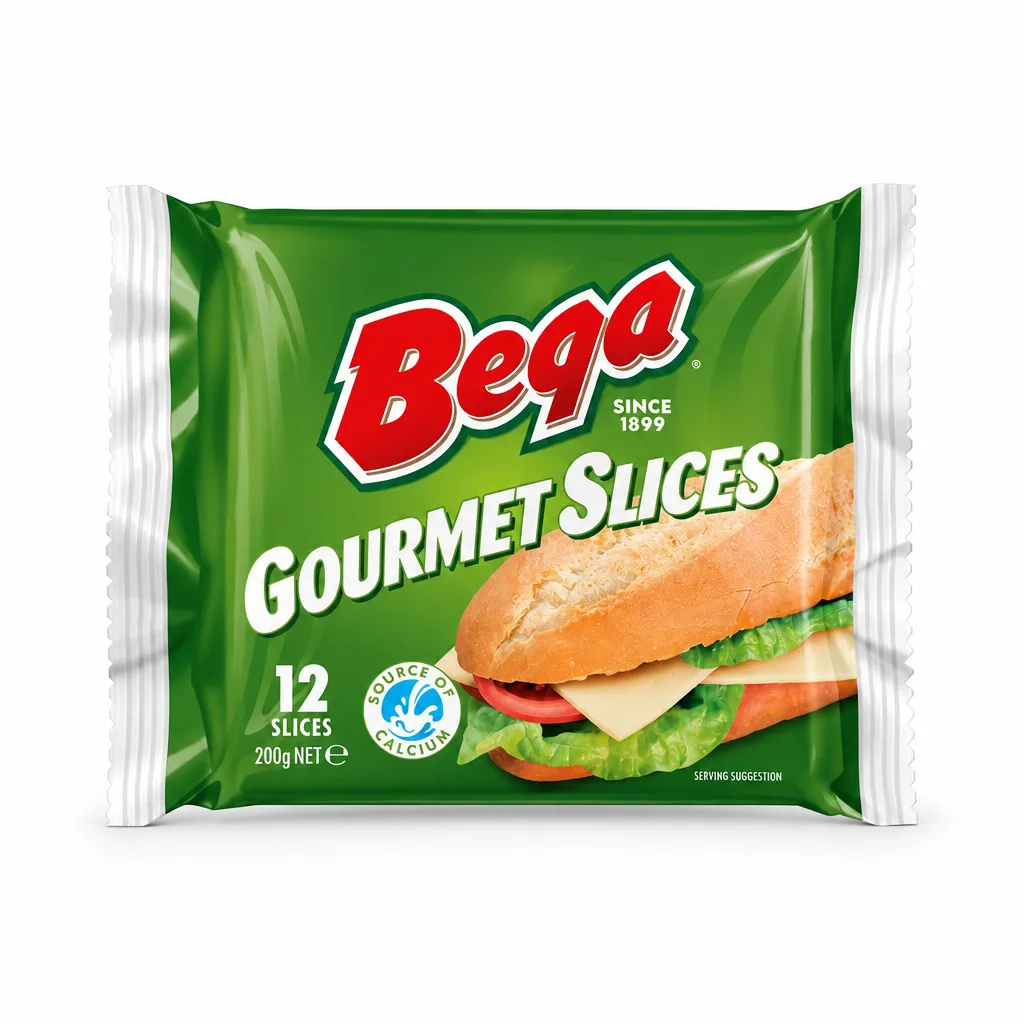 Bega Gourmet Slice Cheese 200g