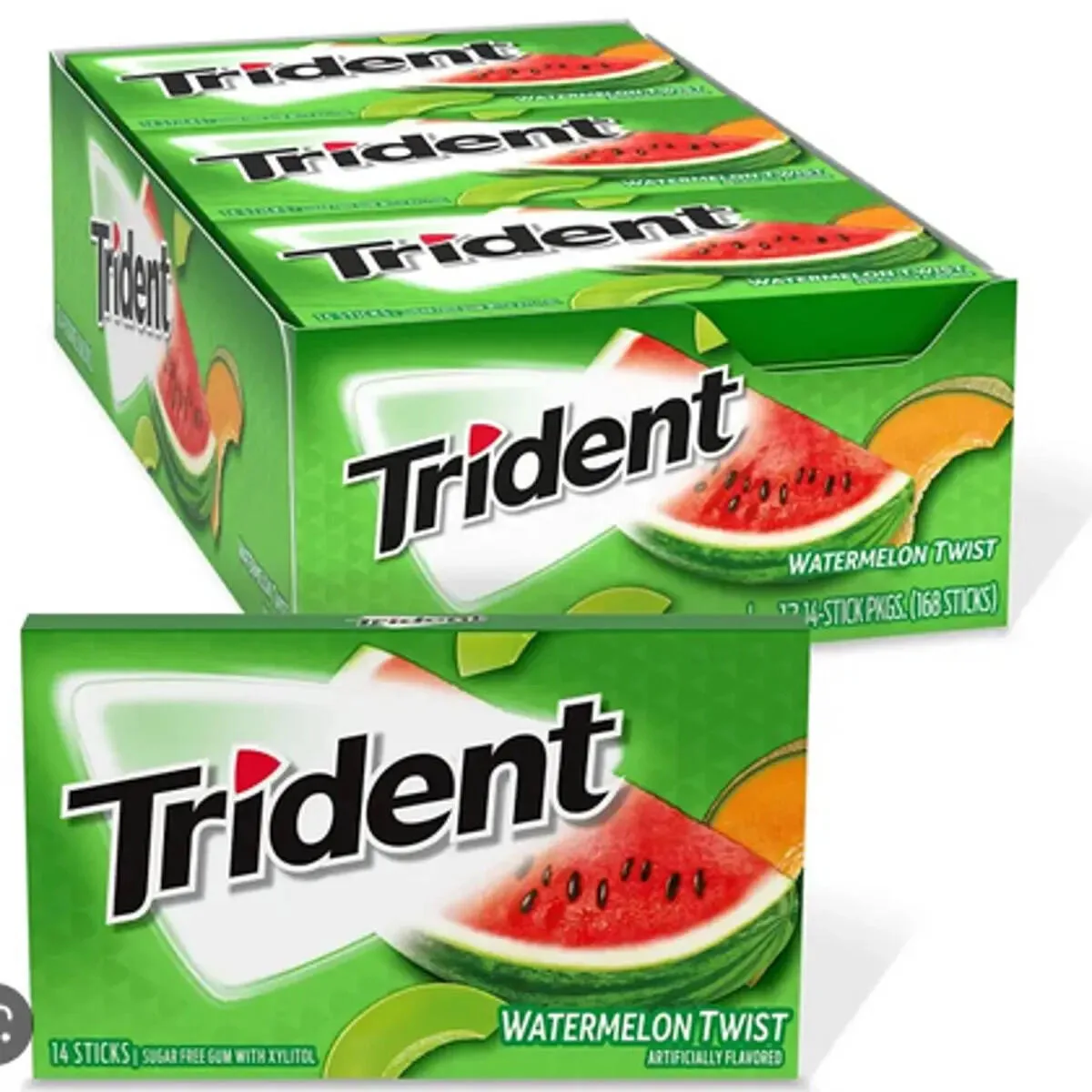 Trident Watermelon Twist Sugar Free Gum
