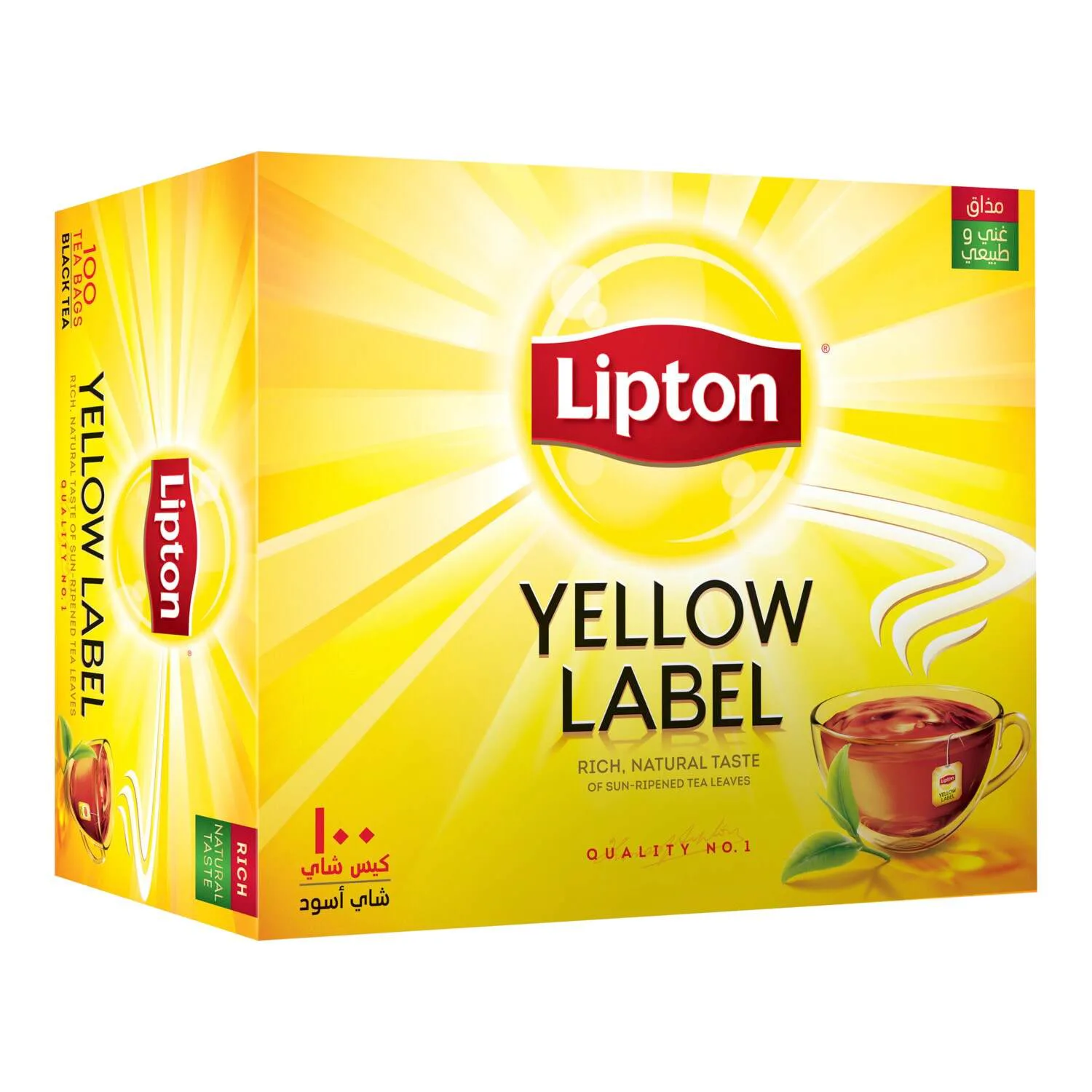 Lipton Yellow Label 100 Tea Bags 200g