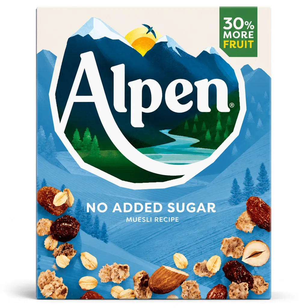 Alpen No Added Sugar Naturally Wholesome Muesli 550g