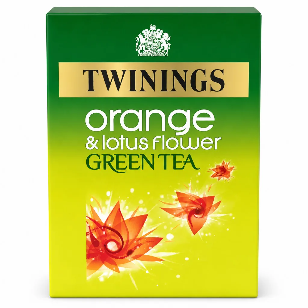 Twinings Orange and Lotus Flower Green Tea
