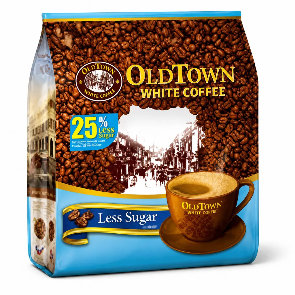 OldTown White Coffee Less Sugar 525g