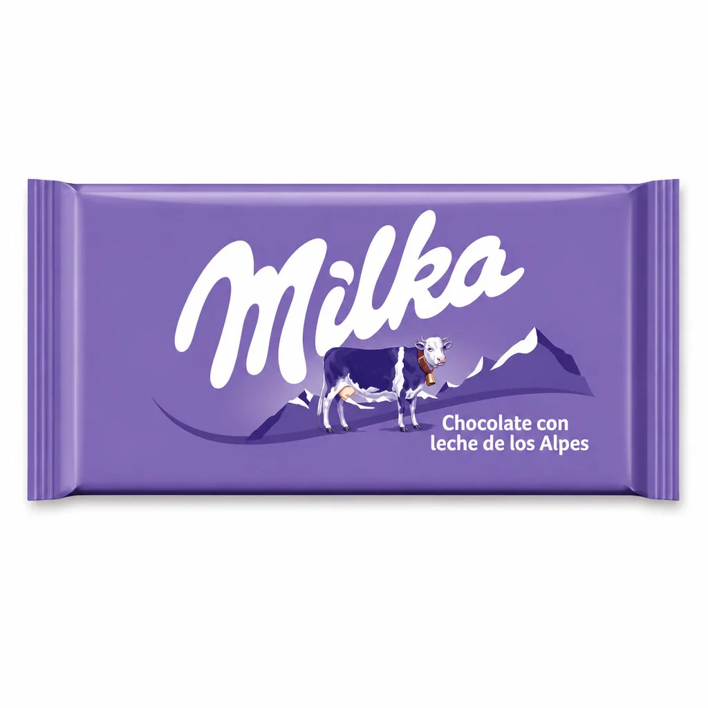 Milka Alpine Milk Chocolate Bar 100g