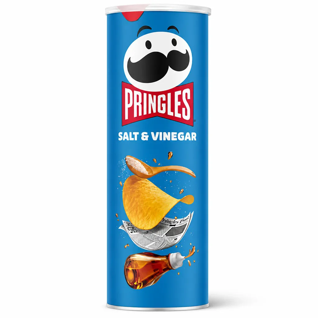 Pringles Salt and Vinegar 158g