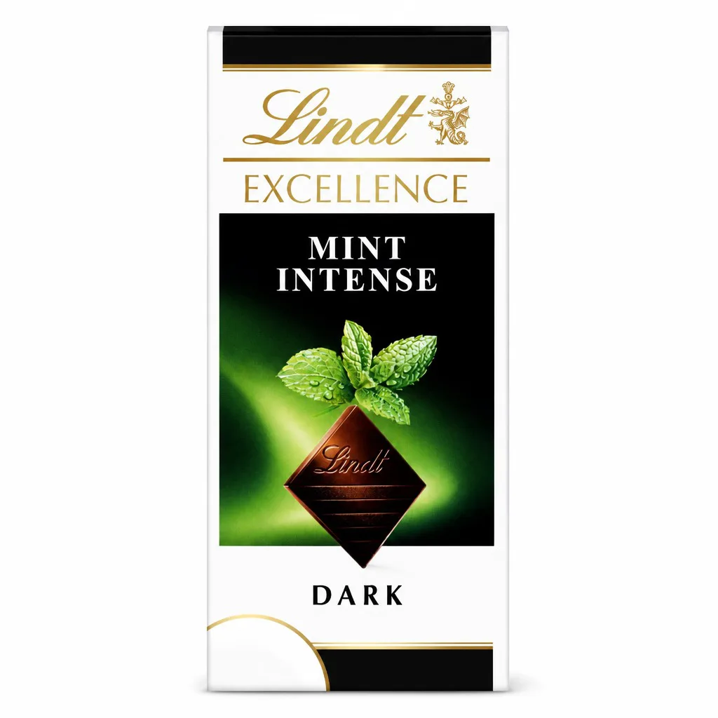 Lindt Excellence Mint Intense Dark Chocolate 100g