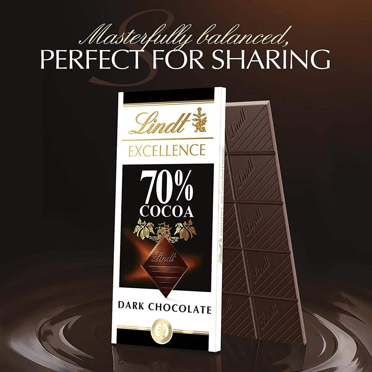 Lindt Excellence 70% Cocoa Dark Chocolate 100g