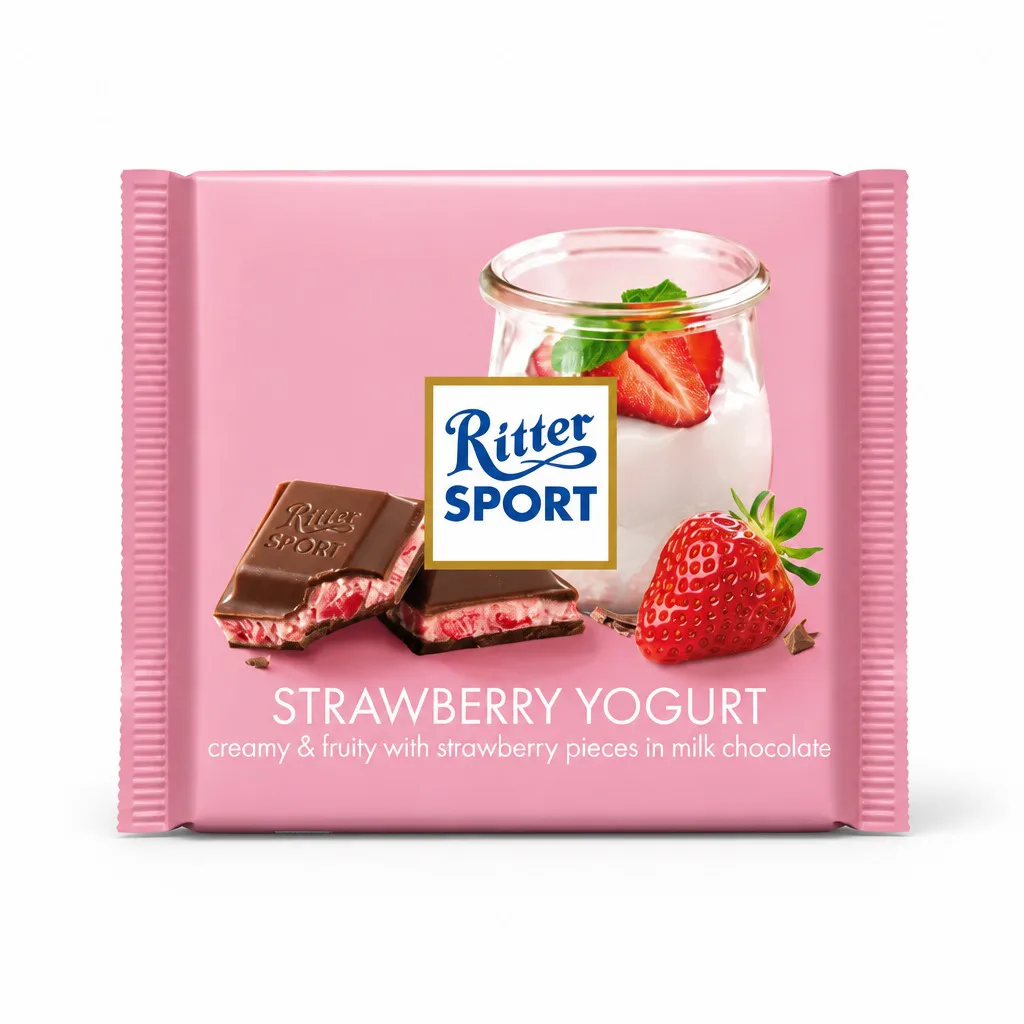 Ritter Sport Strawberry Yogurt 100g