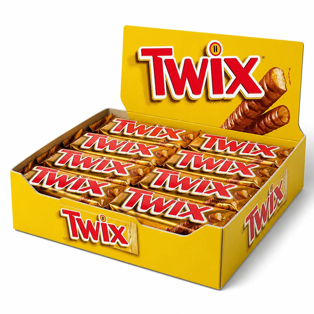 Twix Chocolate Bar 50g Full Box 25pcs