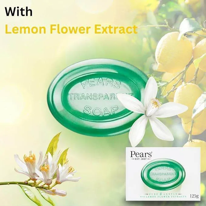 PEARS LEMON FLOWER SOAP-125 GM