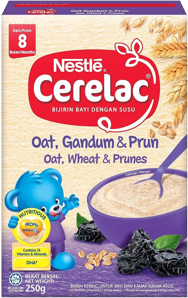 Nestle Cerelac Oat  Wheat & Prunes Box 250gm | Buy For  Sale Cut-price BD
