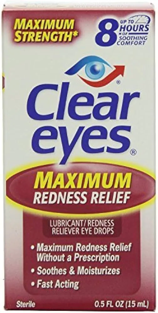 Clear EyesMaximum Redness Relief Eye Drops15ml + 15 ml (2 pcs set)