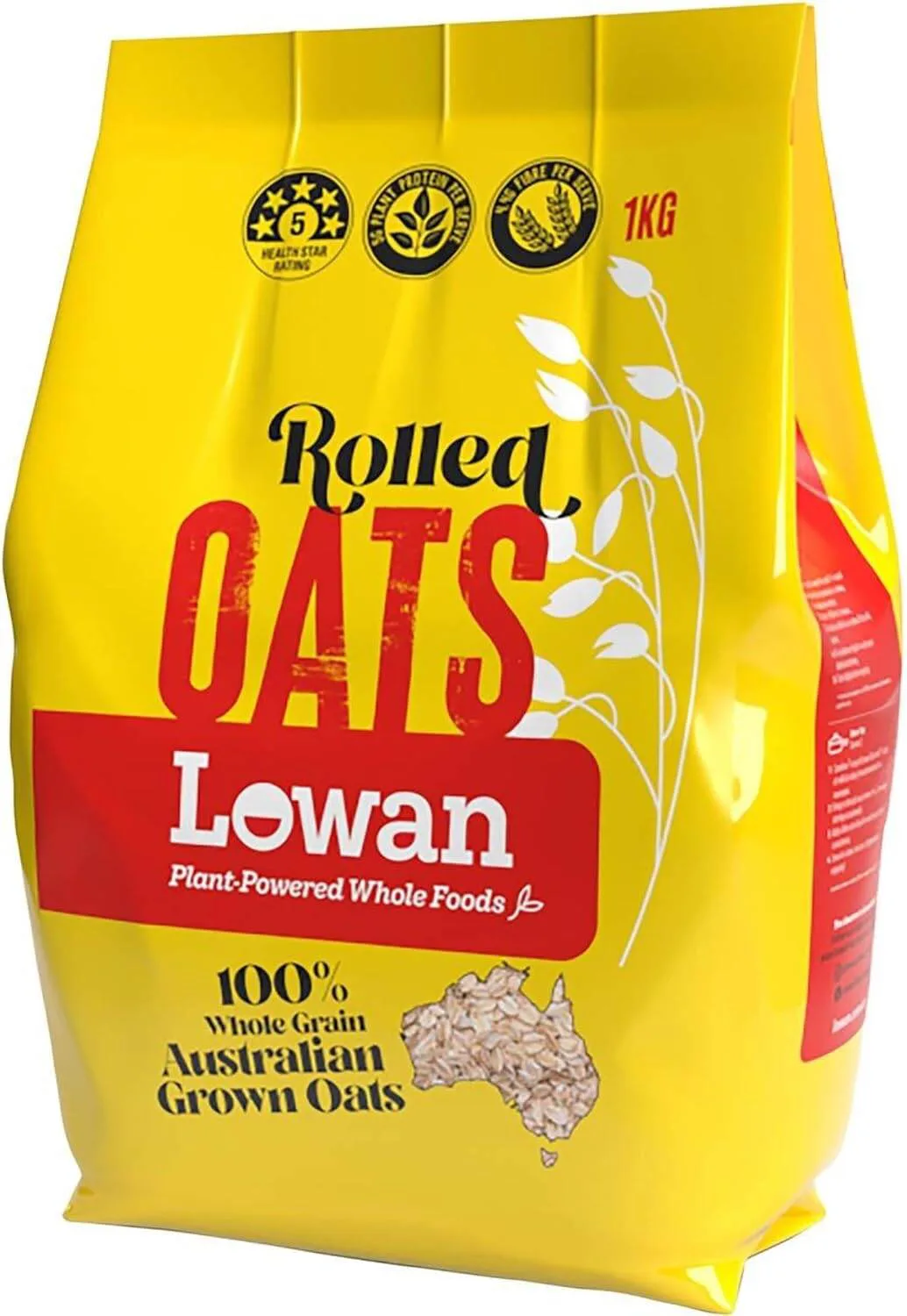 Lowan Whole Grain Rolled Oats 1 Kg