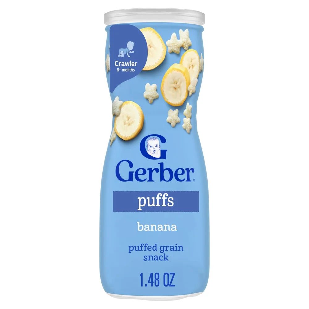 Gerber Banana Puffs 42G