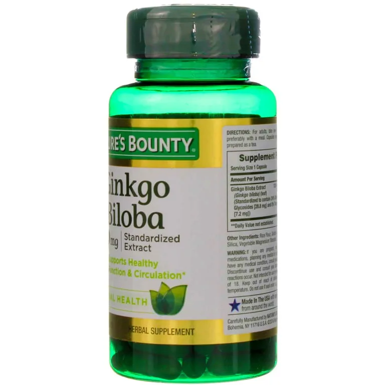 Nature’s Bounty Ginkgo Biloba 120mg
