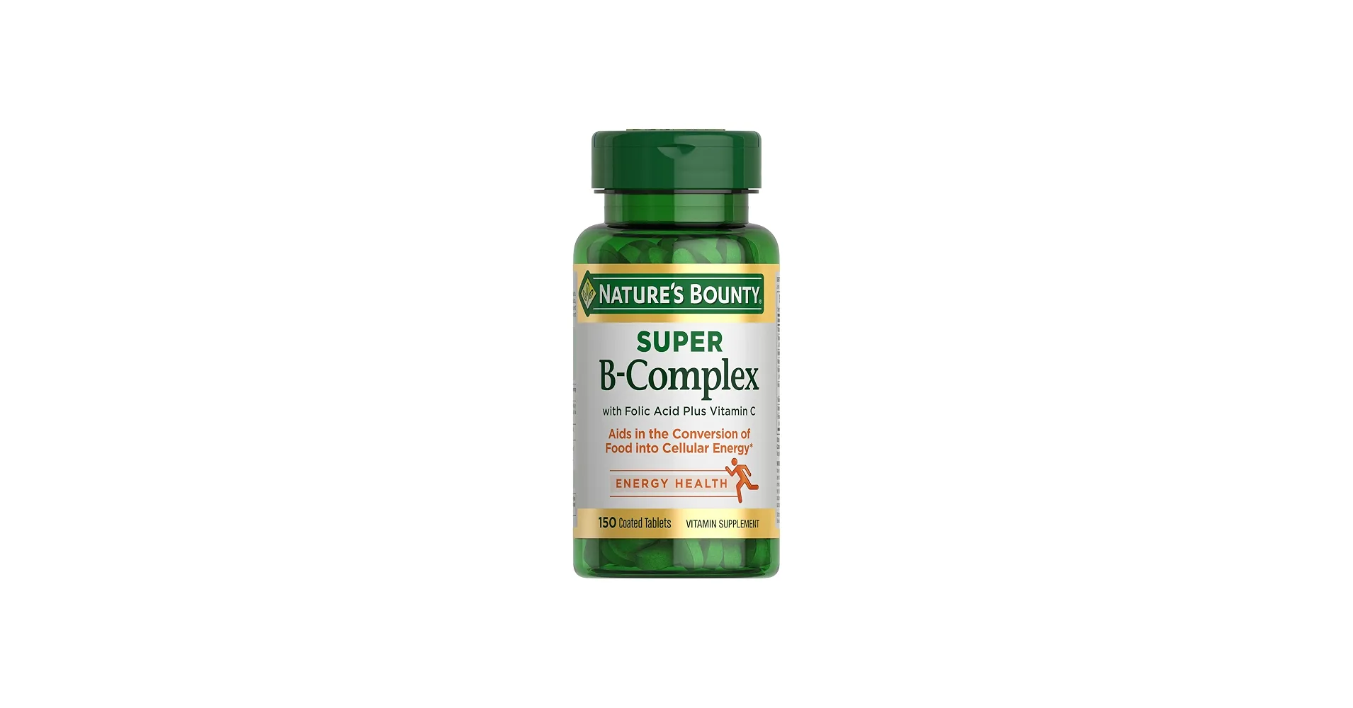 Nature’s Bounty Super B Complex with Folic Acid Plus Vitamin C