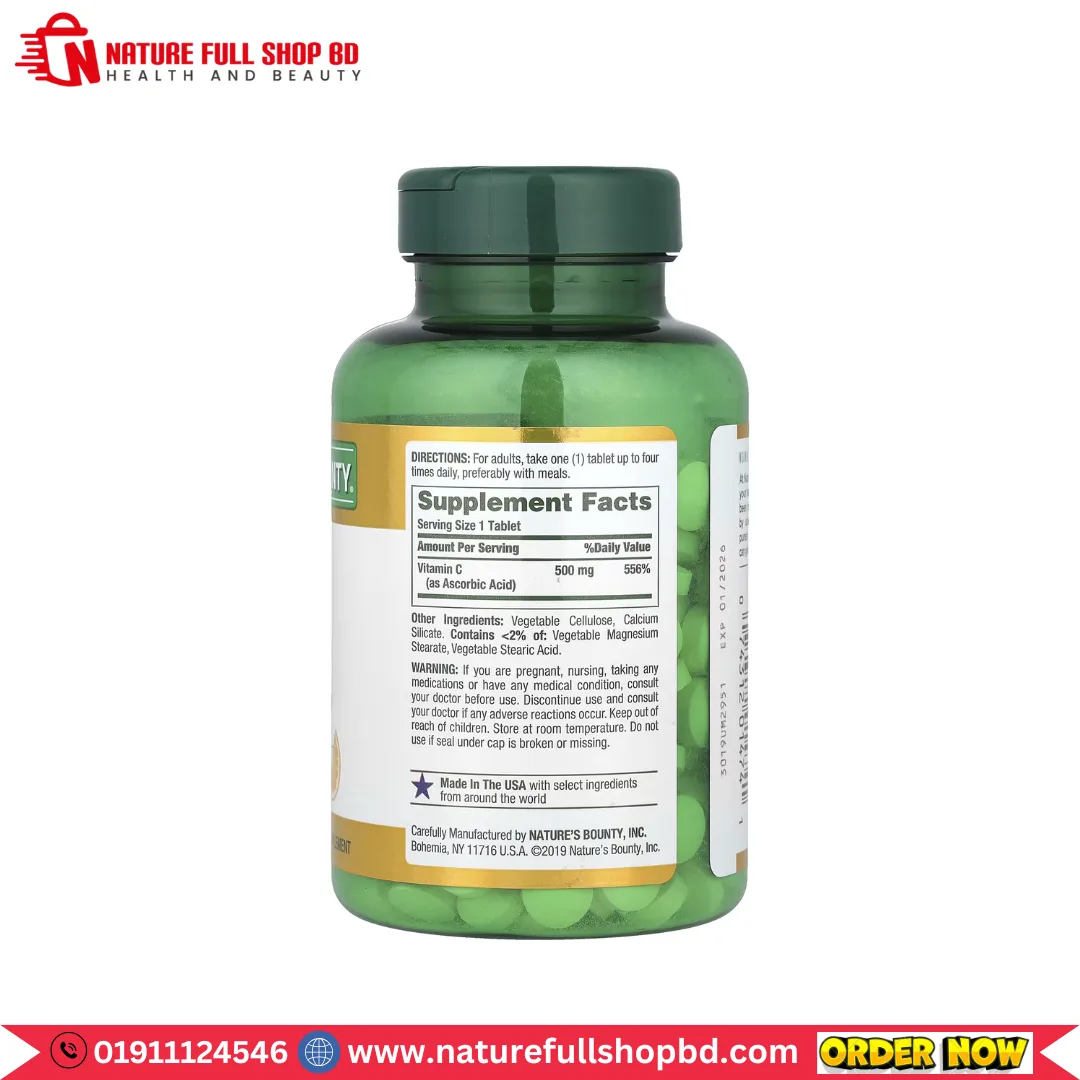 Nature’s Bounty Vitamin C 500mg
