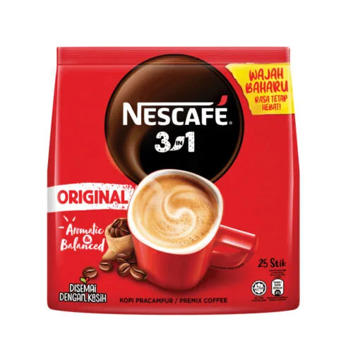 Nescafe 3in1 Original Premix Coffee (18g X 25sticks) 450G